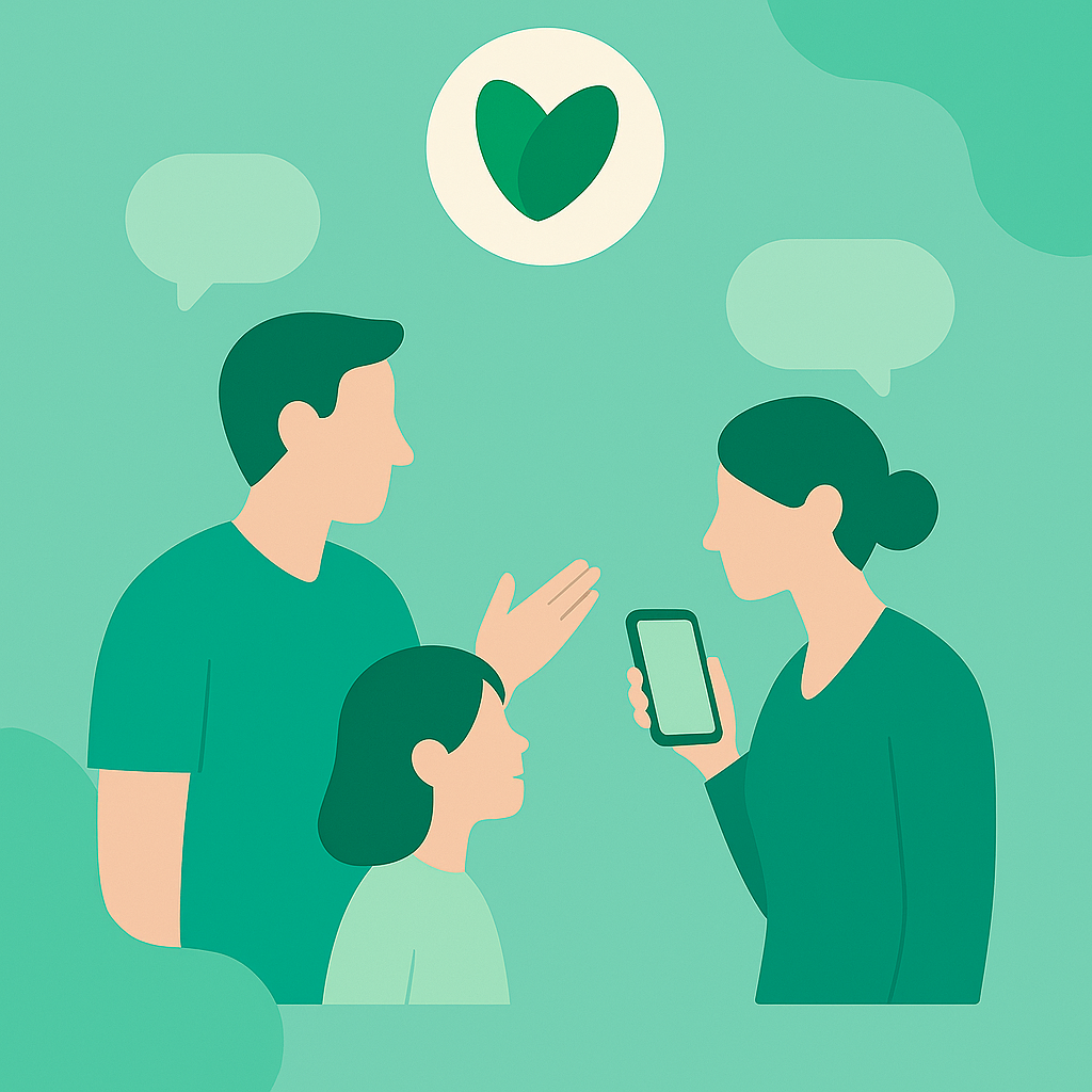 FamiliApp en uso
